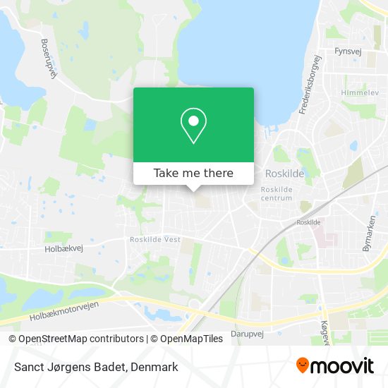 Sanct Jørgens Badet map