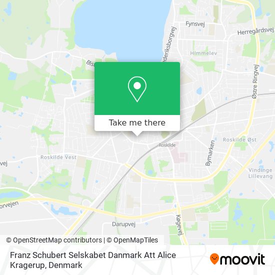 Franz Schubert Selskabet Danmark Att Alice Kragerup map