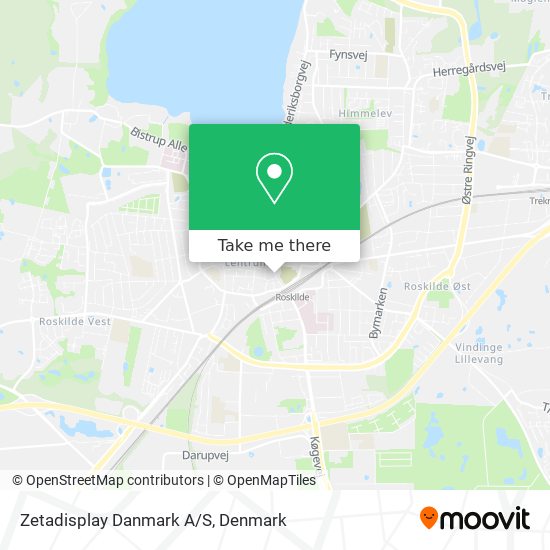 Zetadisplay Danmark A/S map