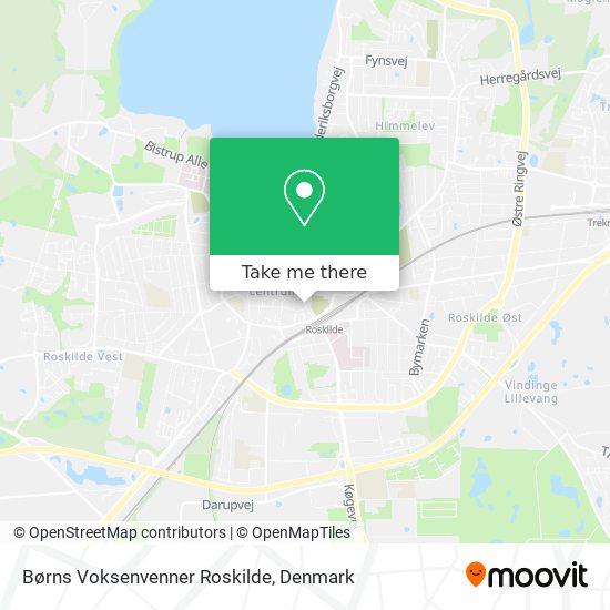 Børns Voksenvenner Roskilde map
