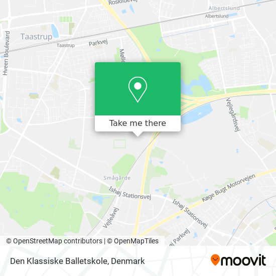 Den Klassiske Balletskole map