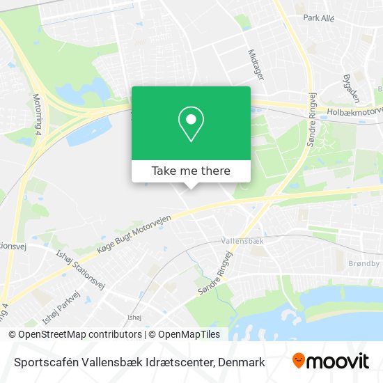 Sportscafén Vallensbæk Idrætscenter map