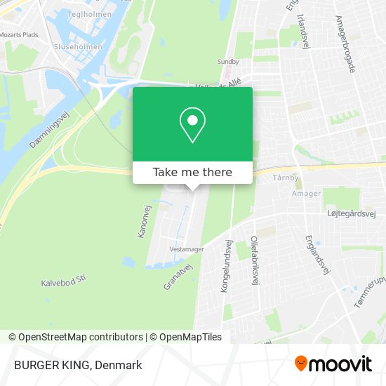 BURGER KING map