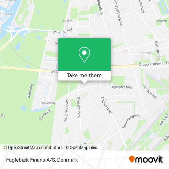 Fuglebæk Finans A/S map
