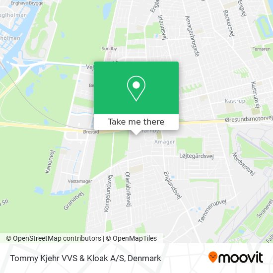 Tommy Kjehr VVS & Kloak A/S map