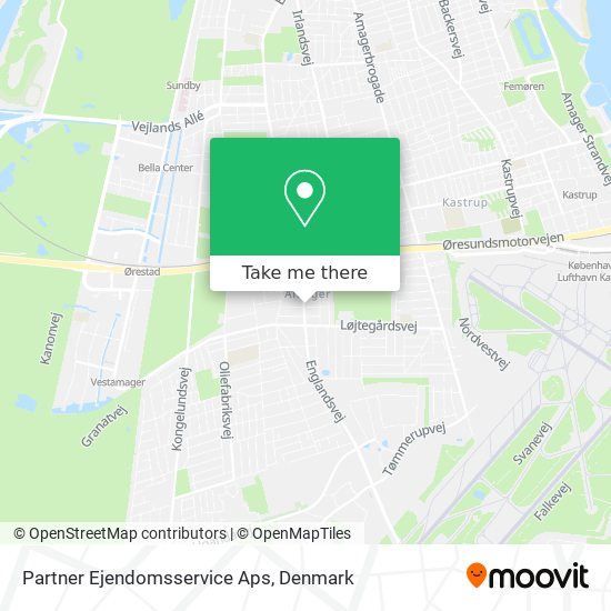 Partner Ejendomsservice Aps map