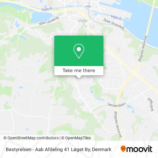 Bestyrelsen - Aab Afdeling 41 Løget By map