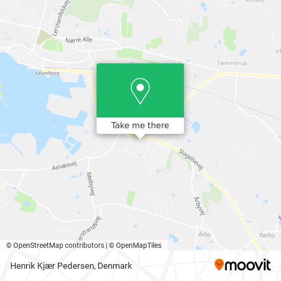 Henrik Kjær Pedersen map