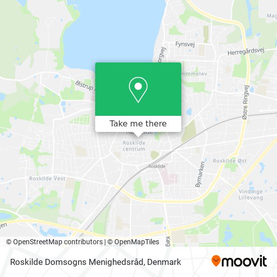 Roskilde Domsogns Menighedsråd map