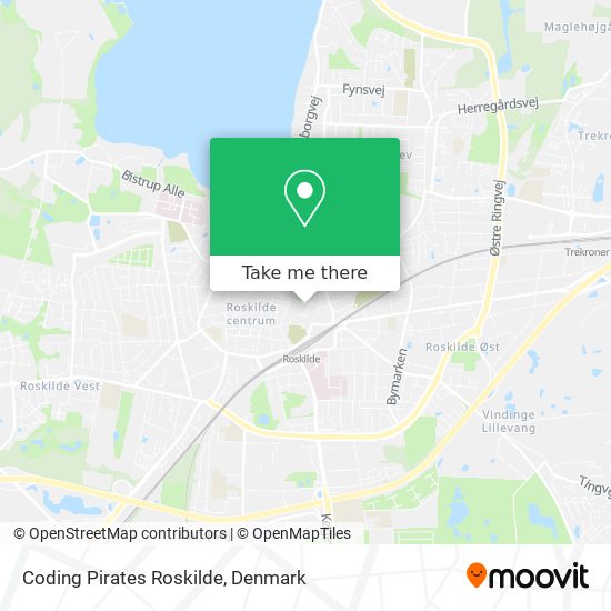 Coding Pirates Roskilde map