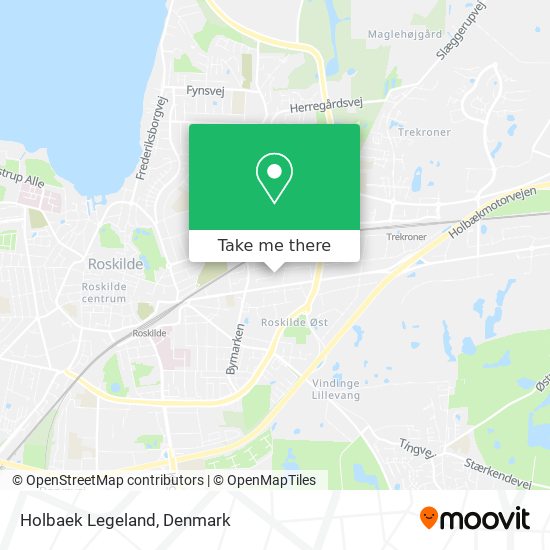 Holbaek Legeland map