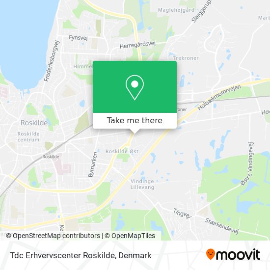 Tdc Erhvervscenter Roskilde map