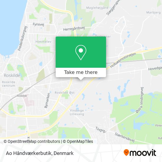 Ao Håndværkerbutik map