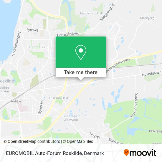 EUROMOBIL Auto-Forum Roskilde map