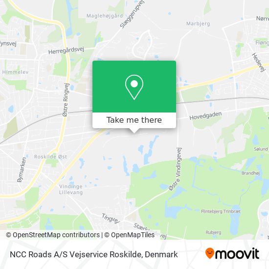 NCC Roads A / S Vejservice Roskilde map