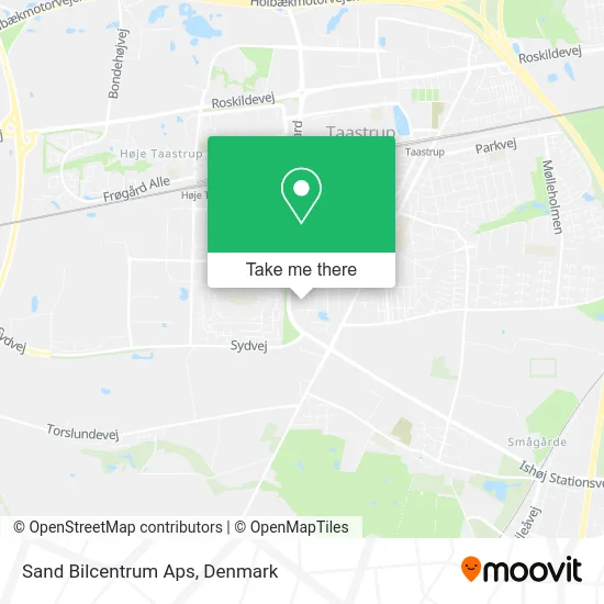 Sand Bilcentrum Aps map