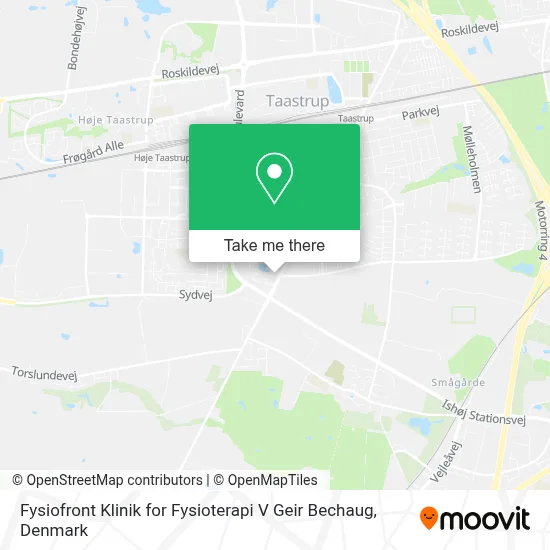 Fysiofront Klinik for Fysioterapi V Geir Bechaug map