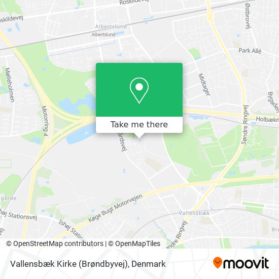 Vallensbæk Kirke (Brøndbyvej) map