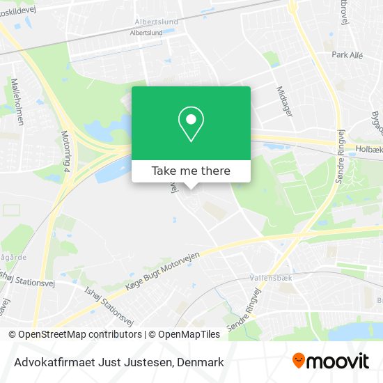 Advokatfirmaet Just Justesen map