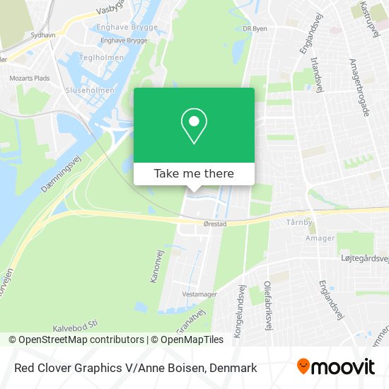 Red Clover Graphics V / Anne Boisen map