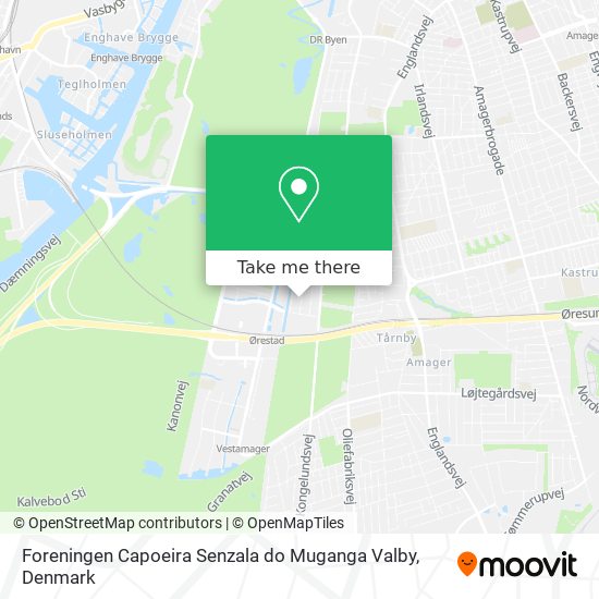 Foreningen Capoeira Senzala do Muganga Valby map