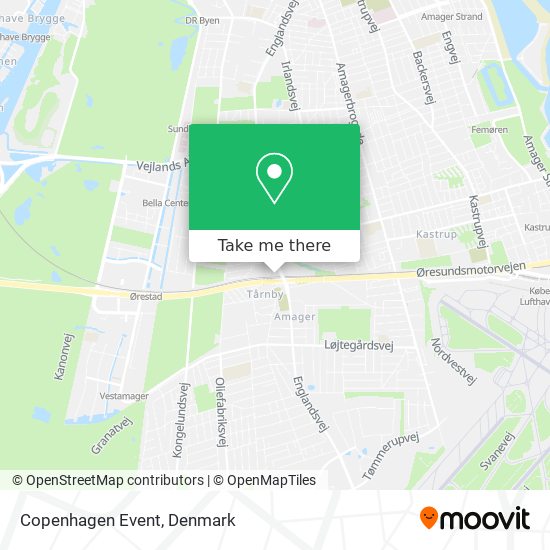 Copenhagen Event map