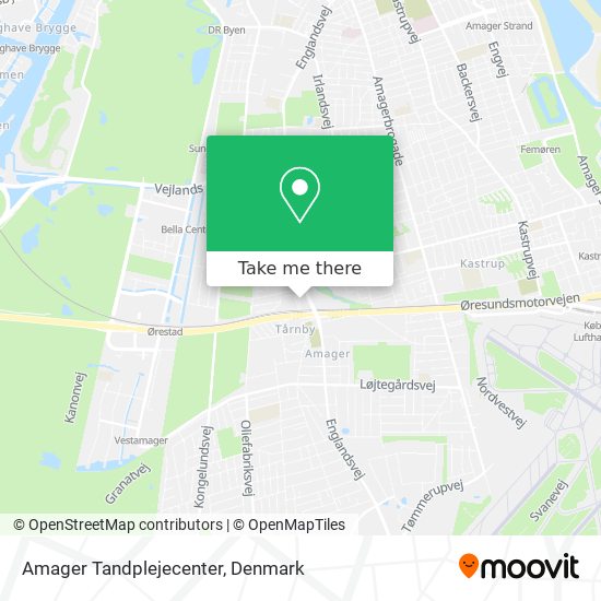 Amager Tandplejecenter map