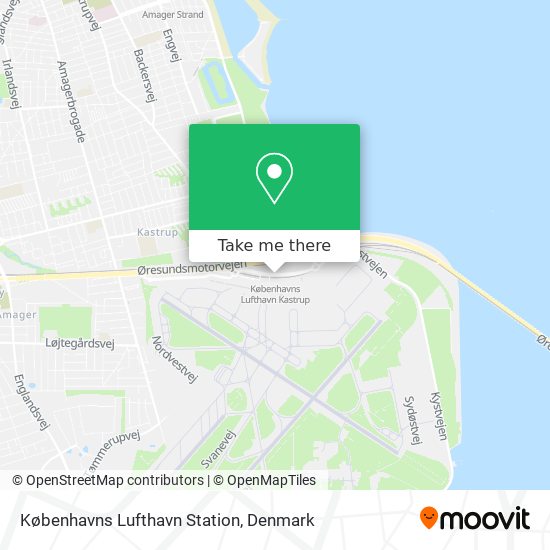 Københavns Lufthavn Station map