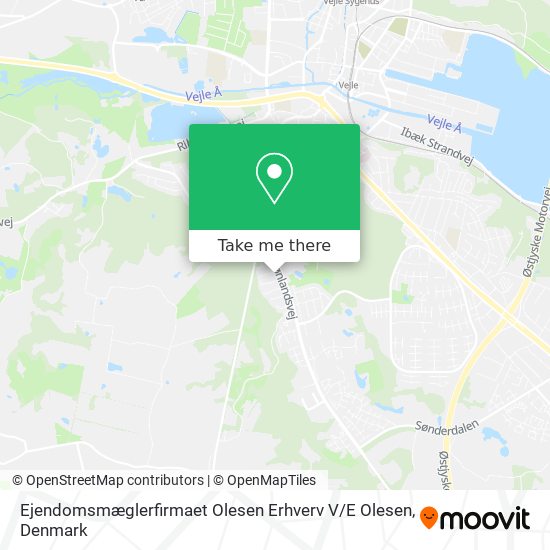 Ejendomsmæglerfirmaet Olesen Erhverv V / E Olesen map