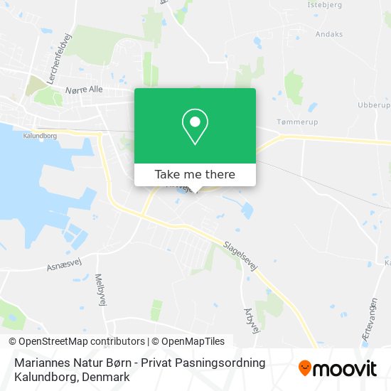 Mariannes Natur Børn - Privat Pasningsordning Kalundborg map