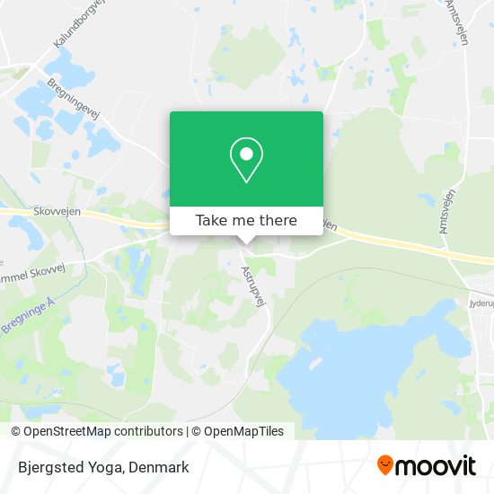 Bjergsted Yoga map