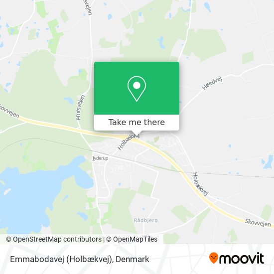 Emmabodavej (Holbækvej) map