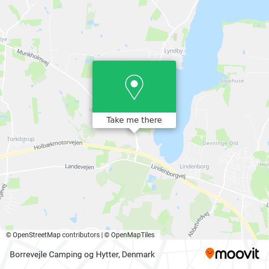 Borrevejle Camping og Hytter map