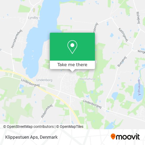 Klippestuen Aps map