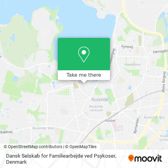 Dansk Selskab for Familiearbejde ved Psykoser map