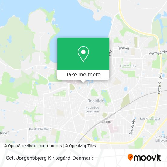 Sct. Jørgensbjerg Kirkegård map