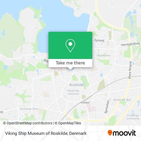 Viking Ship Museum of Roskilde map