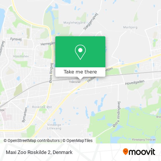 Maxi Zoo Roskilde 2 map