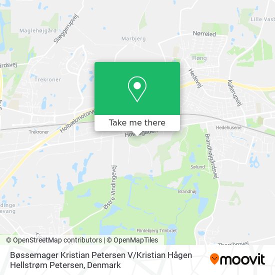 Bøssemager Kristian Petersen V / Kristian Hågen Hellstrøm Petersen map