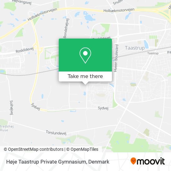 Høje Taastrup Private Gymnasium map