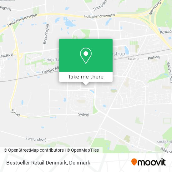 Bestseller Retail Denmark map