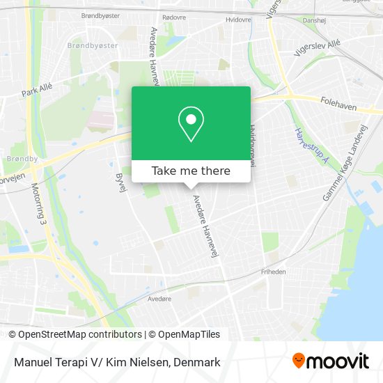 Manuel Terapi V/ Kim Nielsen map