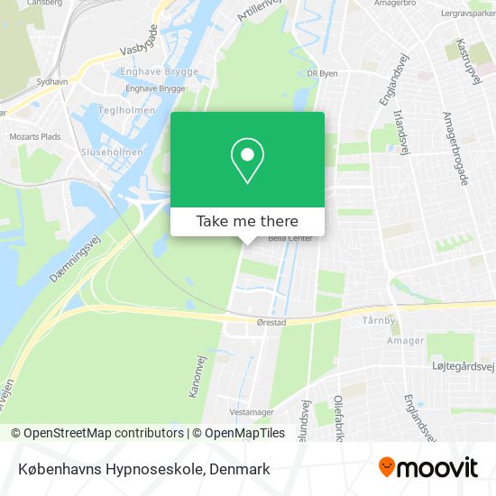 Københavns Hypnoseskole map
