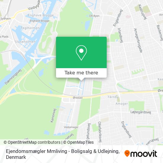 Ejendomsmægler Mmliving - Boligsalg & Udlejning map