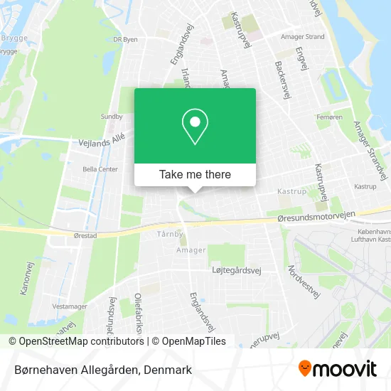 Børnehaven Allegården map