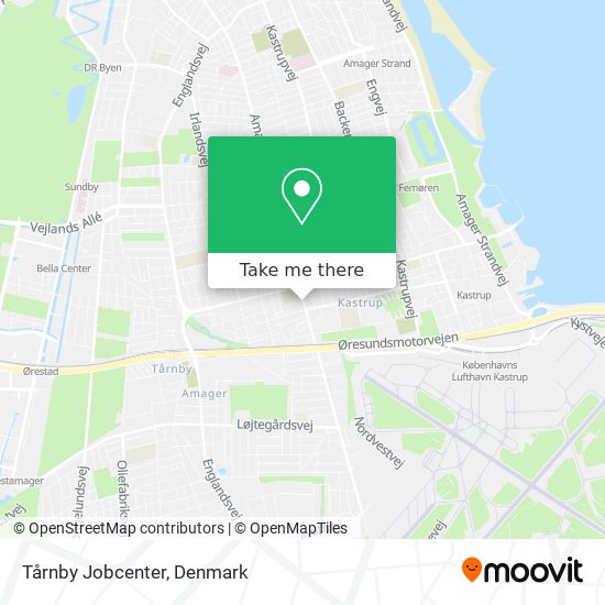 Tårnby Jobcenter map