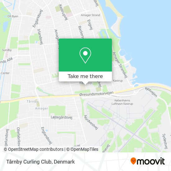 Tårnby Curling Club map