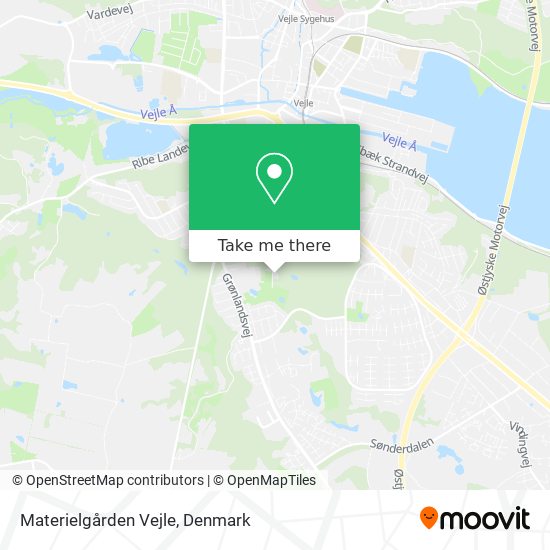 Materielgården Vejle map