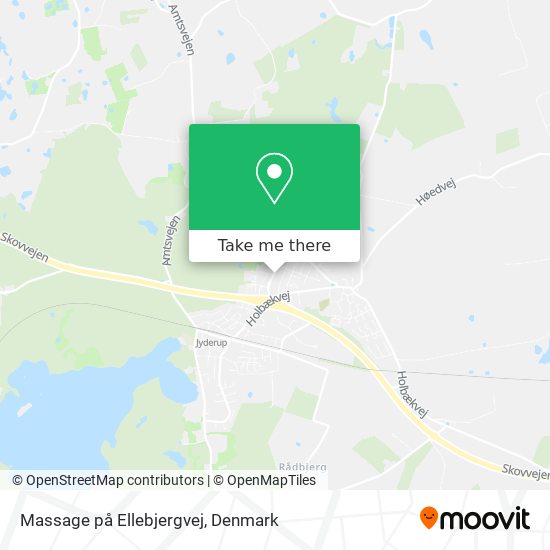 Massage på Ellebjergvej map