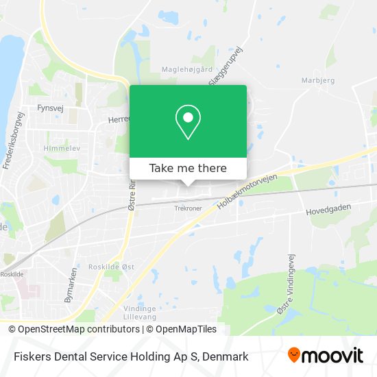 Fiskers Dental Service Holding Ap S map